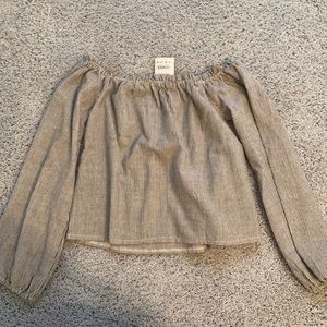 Off the Shoulder Brandy Melville shirt